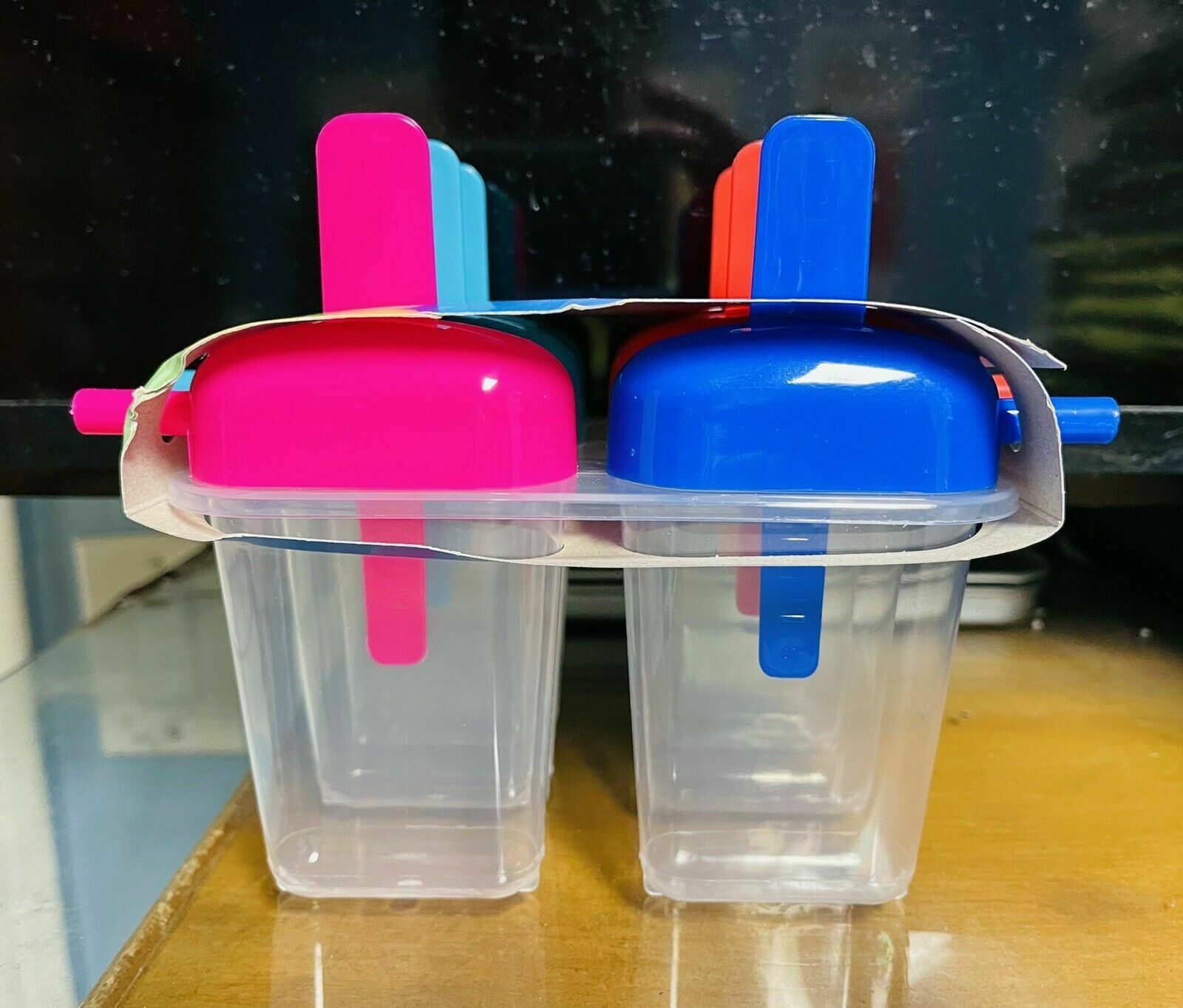 POPSICLE MAKER Mold Tray 6-ct Pk Ice-cream Ice Pop Frozen Smoothie Maker Tray - Fresh Stock Dated February 2026