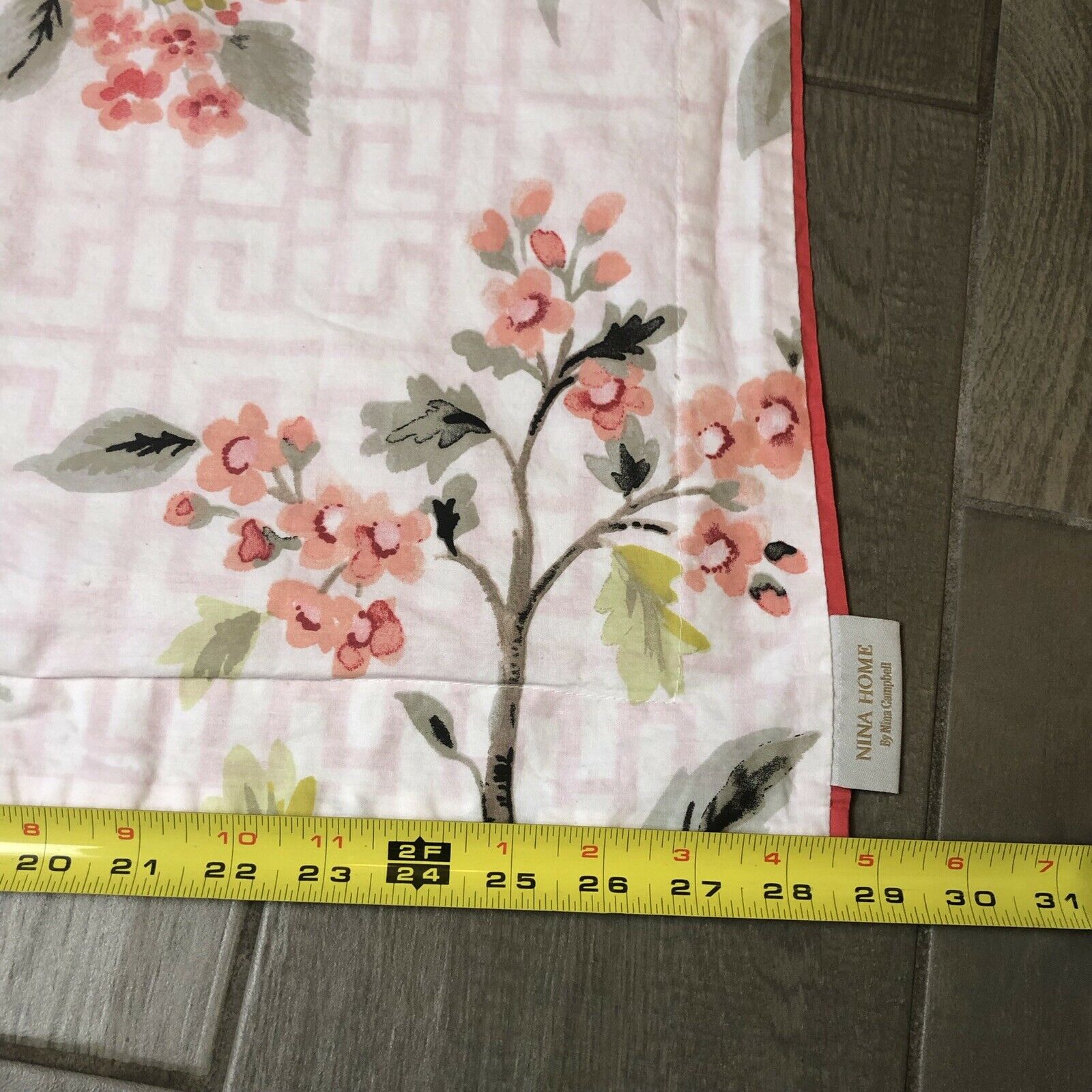 2 NEW NINA HOME BY NINA CAMPBELL Pillow Shams GORGEOUS Birds Flowers - Fresh Stock Dated January 2026