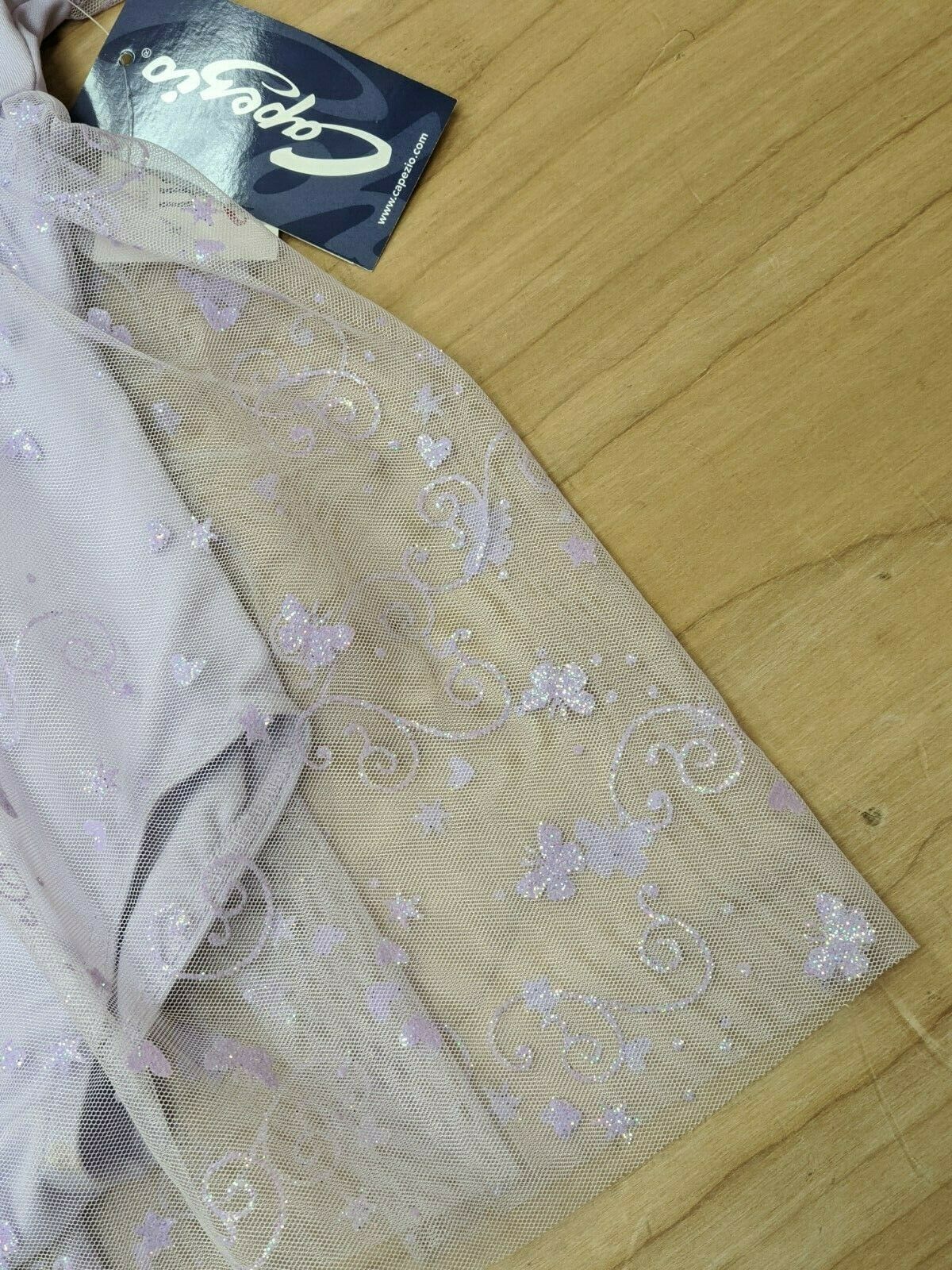 Capezio Ballet Dance Dress Purple Chiffon Puff Sleeve Empire Waist Skirt - Fresh Stock Dated December 2025