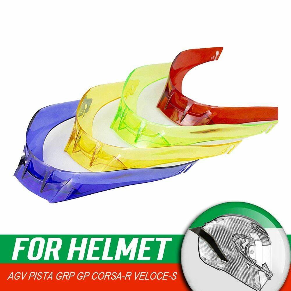 Motorcycle Helmet Rear Spoiler Fits For AGV PISTA GRP GP CORSA-R Accessories - Fresh Stock Dated December 2025