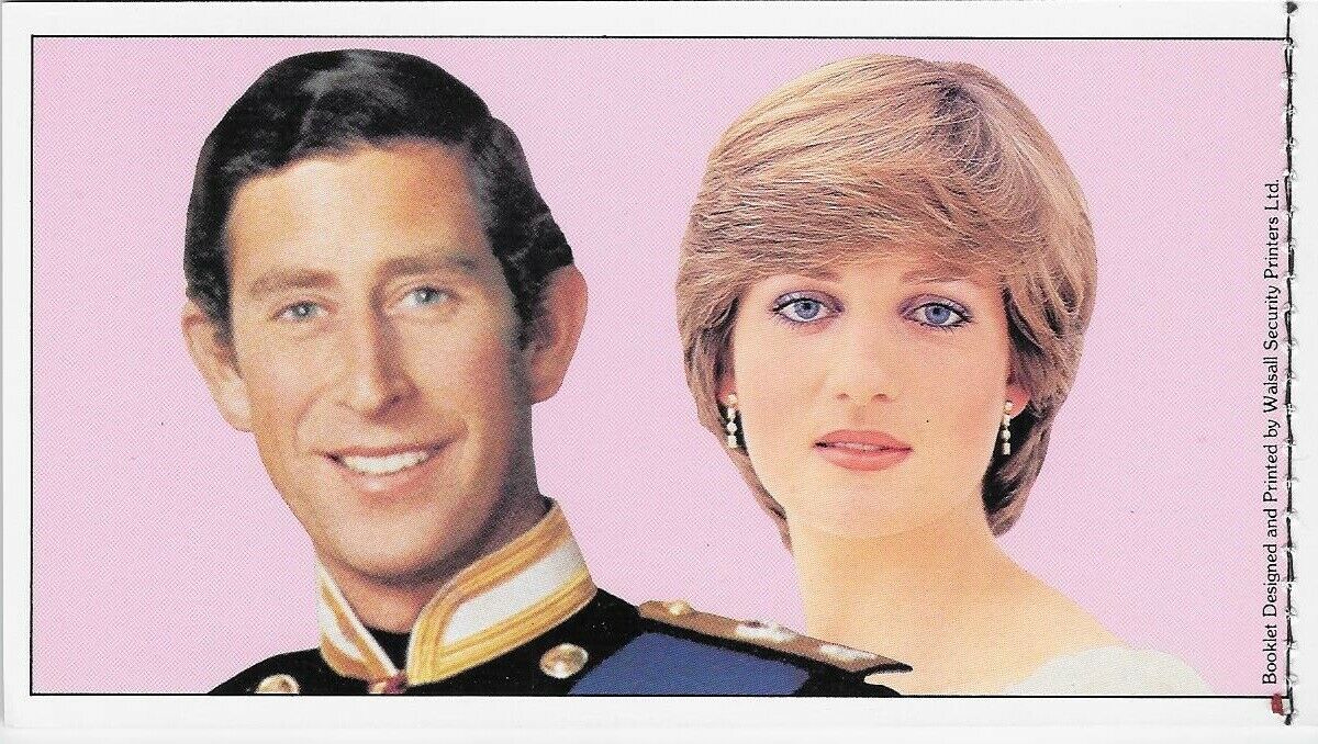 Jamaica 1981 Royal Wedding Booklet, 2 panes, Scott #354 - pw67 - Fresh Stock Dated December 2025