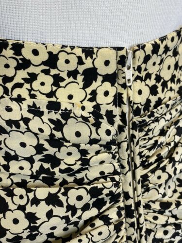 Lolita Lempicka Silk Tulip Ruched Skirt 38 XS/S Vtg Draped Pencil - Fresh Stock Dated February 2026