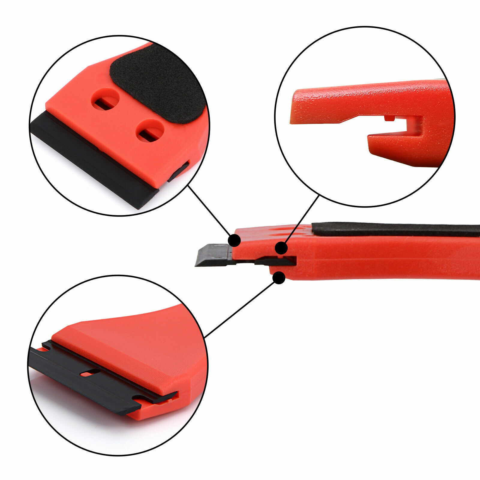 100 Pcs Plastic Razor Blade & 2 Pcs 6