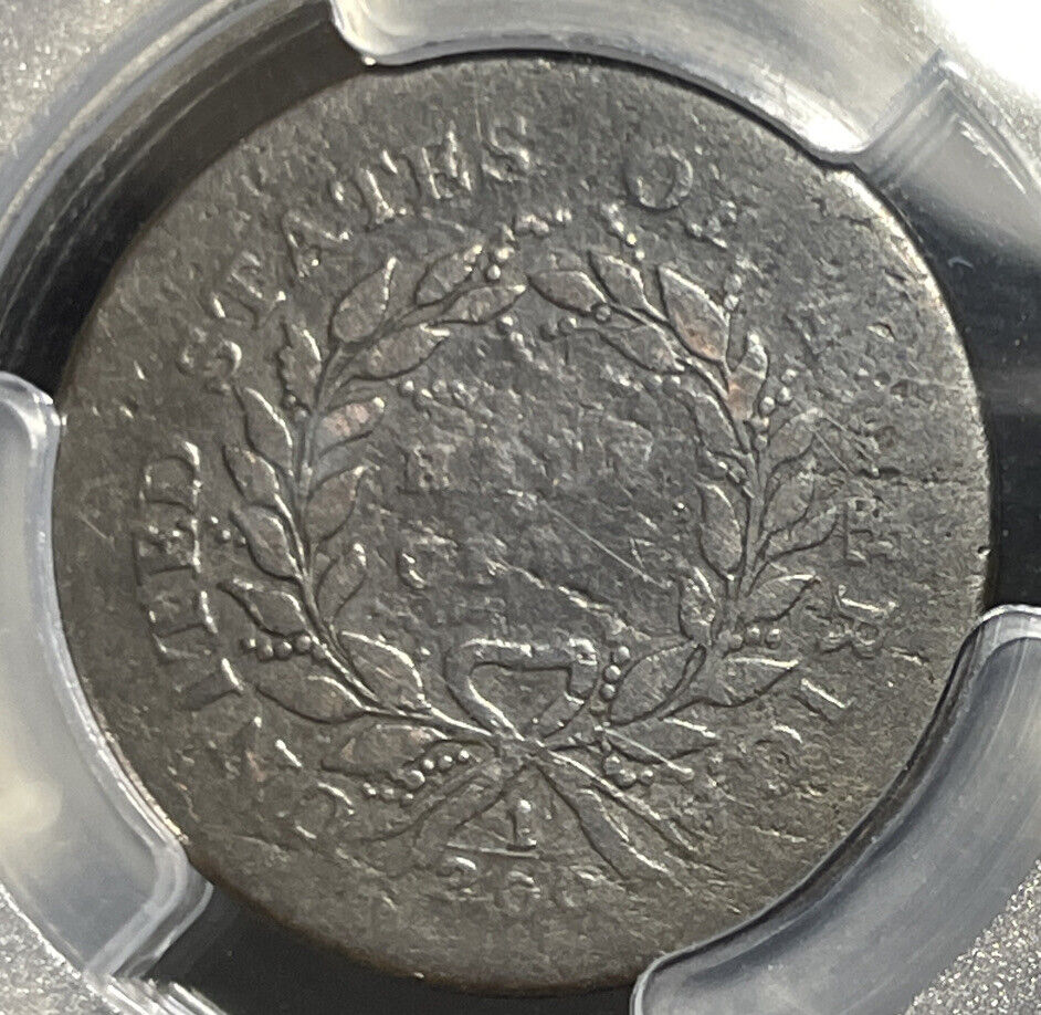 1793 Liberty Cap Half Cent PCGS VG Details - Planchet Flaw - Fantastic Reverse - Fresh Stock Dated February 2026