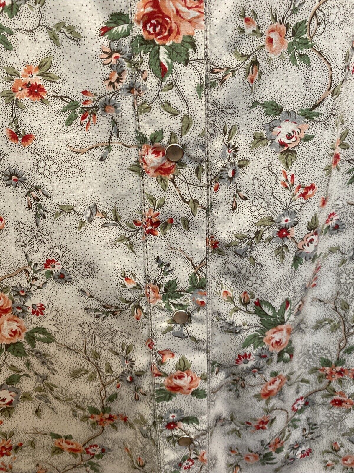 VTG Ralph Lauren Floral Maxi Skirt Cotton Prairie Peasant Cottage Sz 8 Waist 30