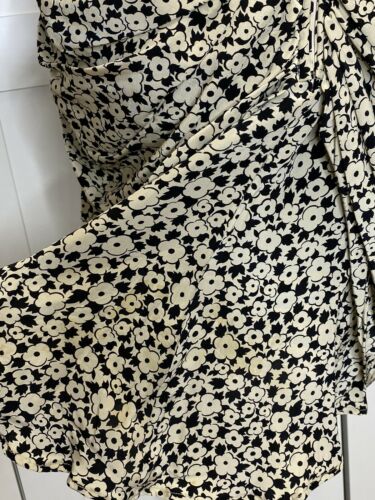 Lolita Lempicka Silk Tulip Ruched Skirt 38 XS/S Vtg Draped Pencil - Fresh Stock Dated February 2026