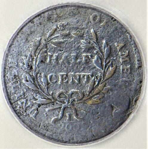 1797 Liberty Cap Half Cent on TAL Token  ICG VG-08 Details - Fresh Stock Dated February 2026