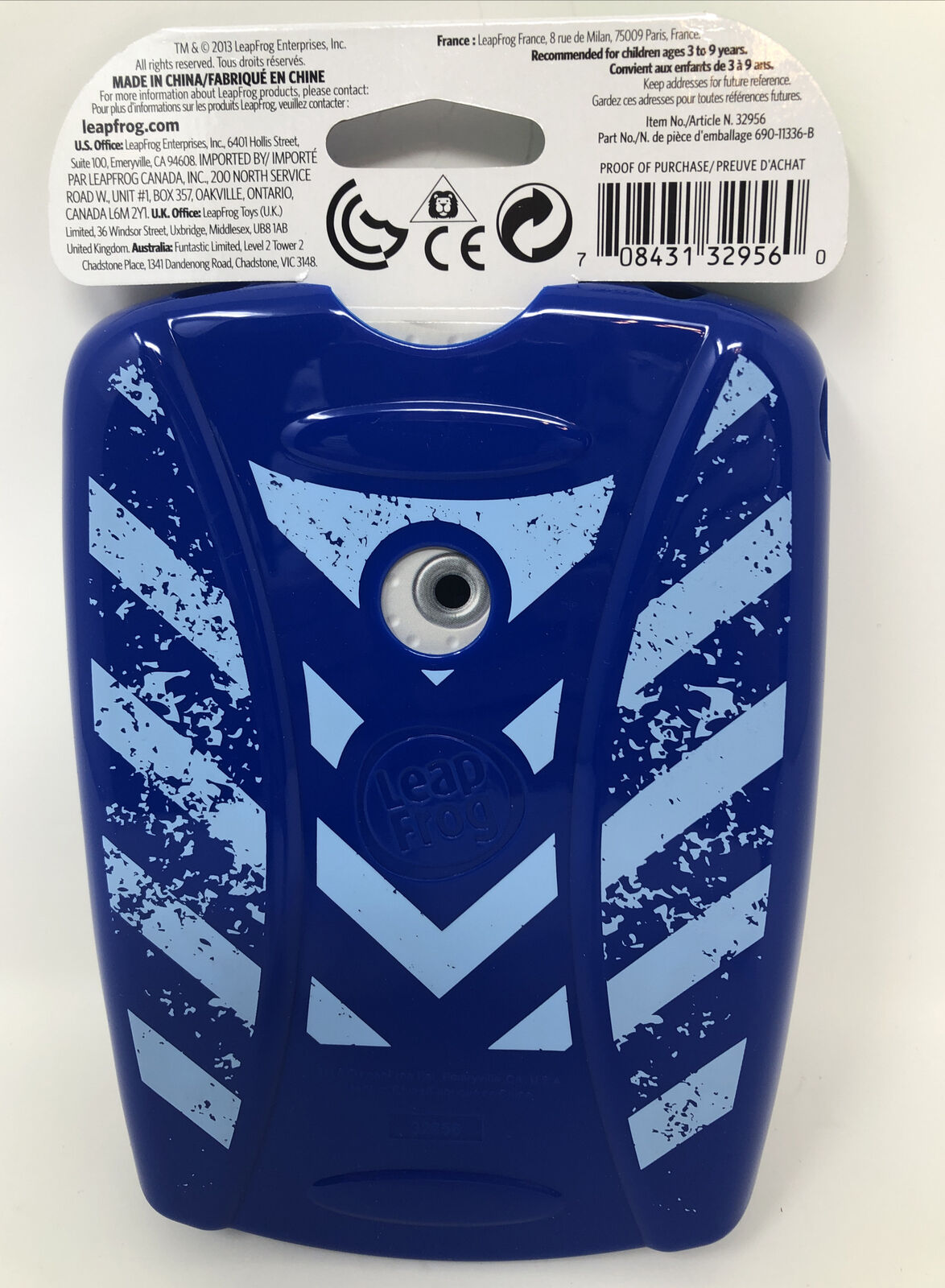 LeapFrog LeapPad2 Durable Gel Skin Protective Cover Blue 3-9 Years Case New - Fresh Stock Dated February 2026