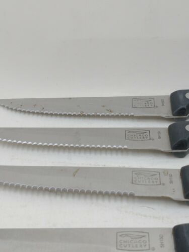 Chicago Cutlery Essentials 13 Piece Black Handle Knife Set W/ Wood Block - Fresh Stock Dated December 2025