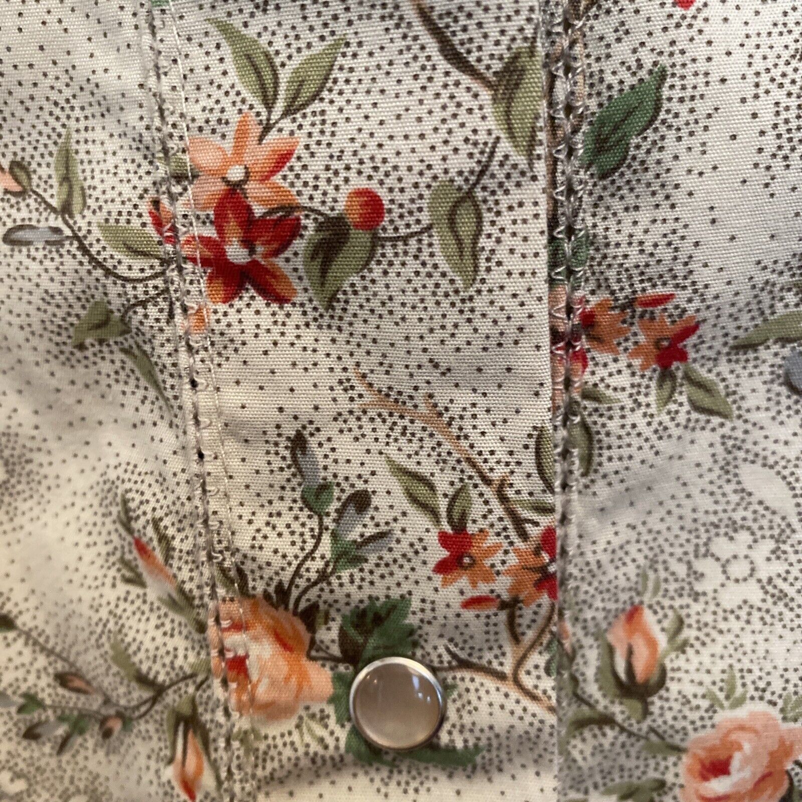 VTG Ralph Lauren Floral Maxi Skirt Cotton Prairie Peasant Cottage Sz 8 Waist 30