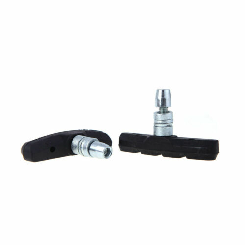 2 Pair Mountain Bike Cycling V Brake Holder Pads Rubber Durable Performance - Fresh Stock Dated February 2026