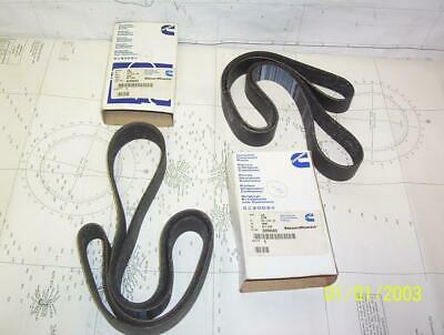 Boaters’ Resale Shop of TX 2105 0772.02 CUMMINS 3288689 PAIR OF RIBBED BELTS - Fresh Stock Dated February 2026
