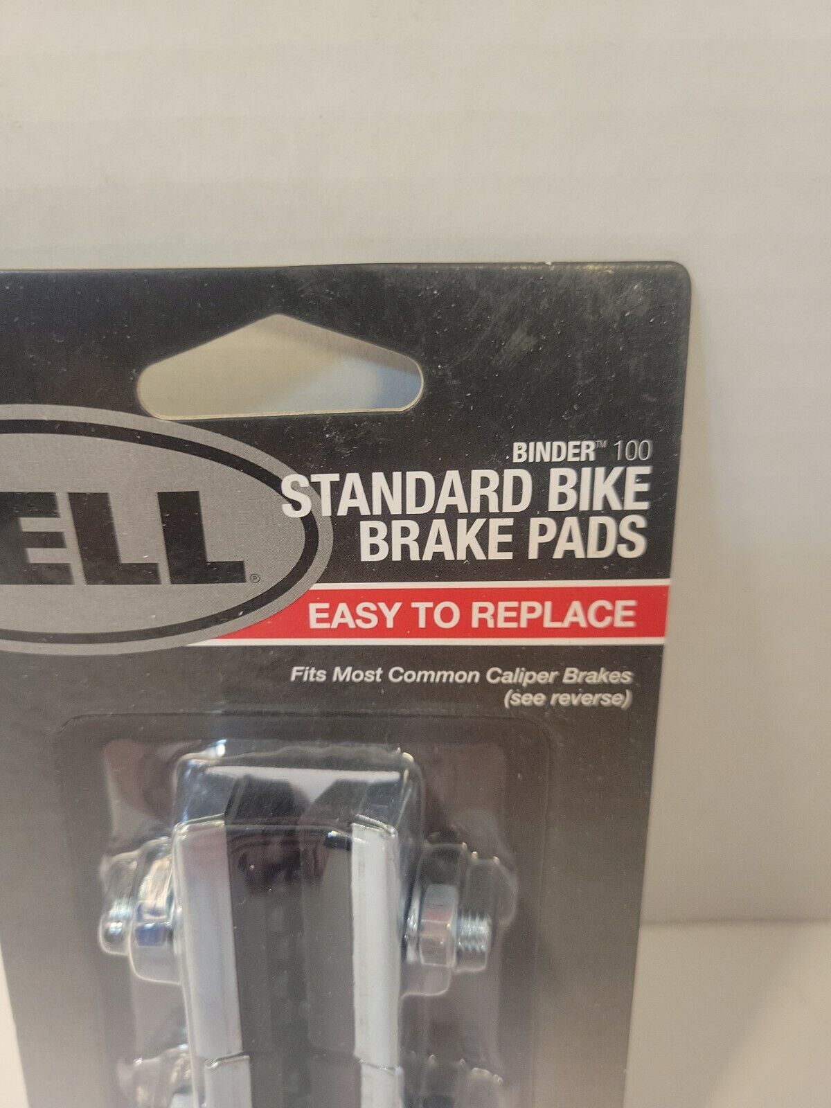 Bell Sports  Binder 100  Rubber  Bike Brake Pads  Black/Silver Sealed NEW - Fresh Stock Dated February 2026