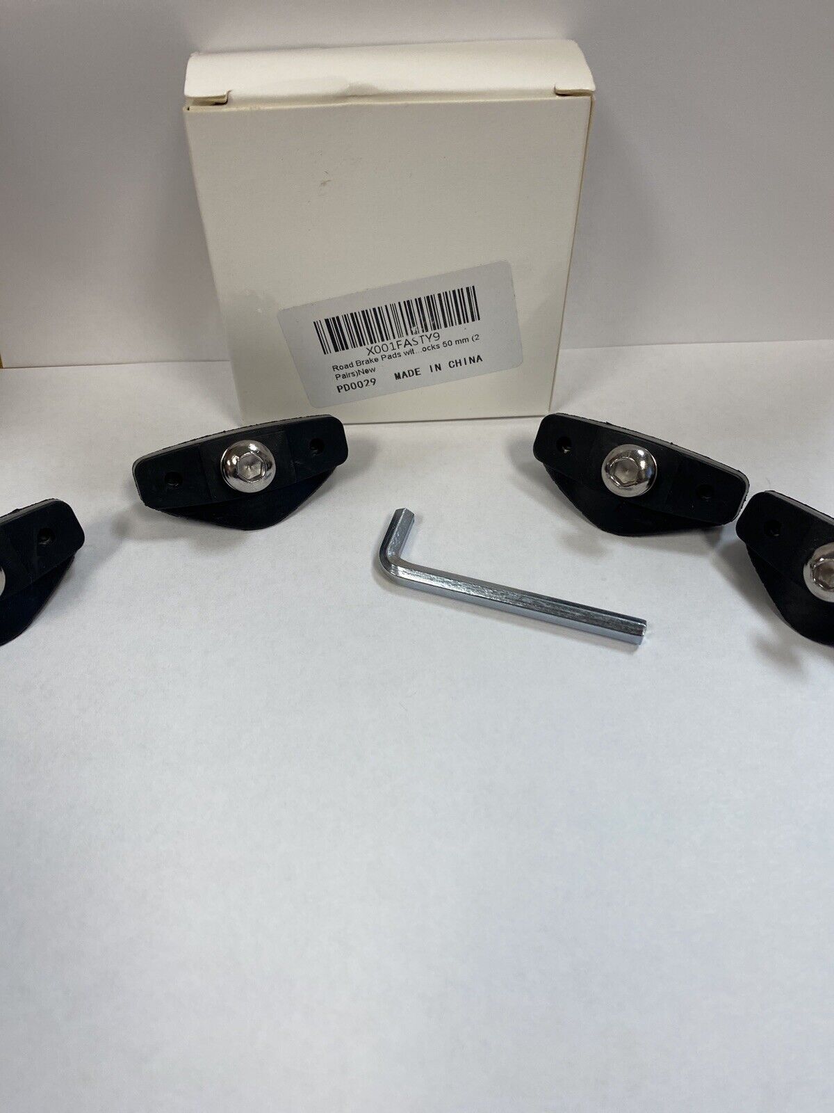 12 BICYCLE BIKE RAINY WEATHER PROOF BRAKE PAD SHOES NEW 50MM - FAST SHIPPING - Fresh Stock Dated February 2026