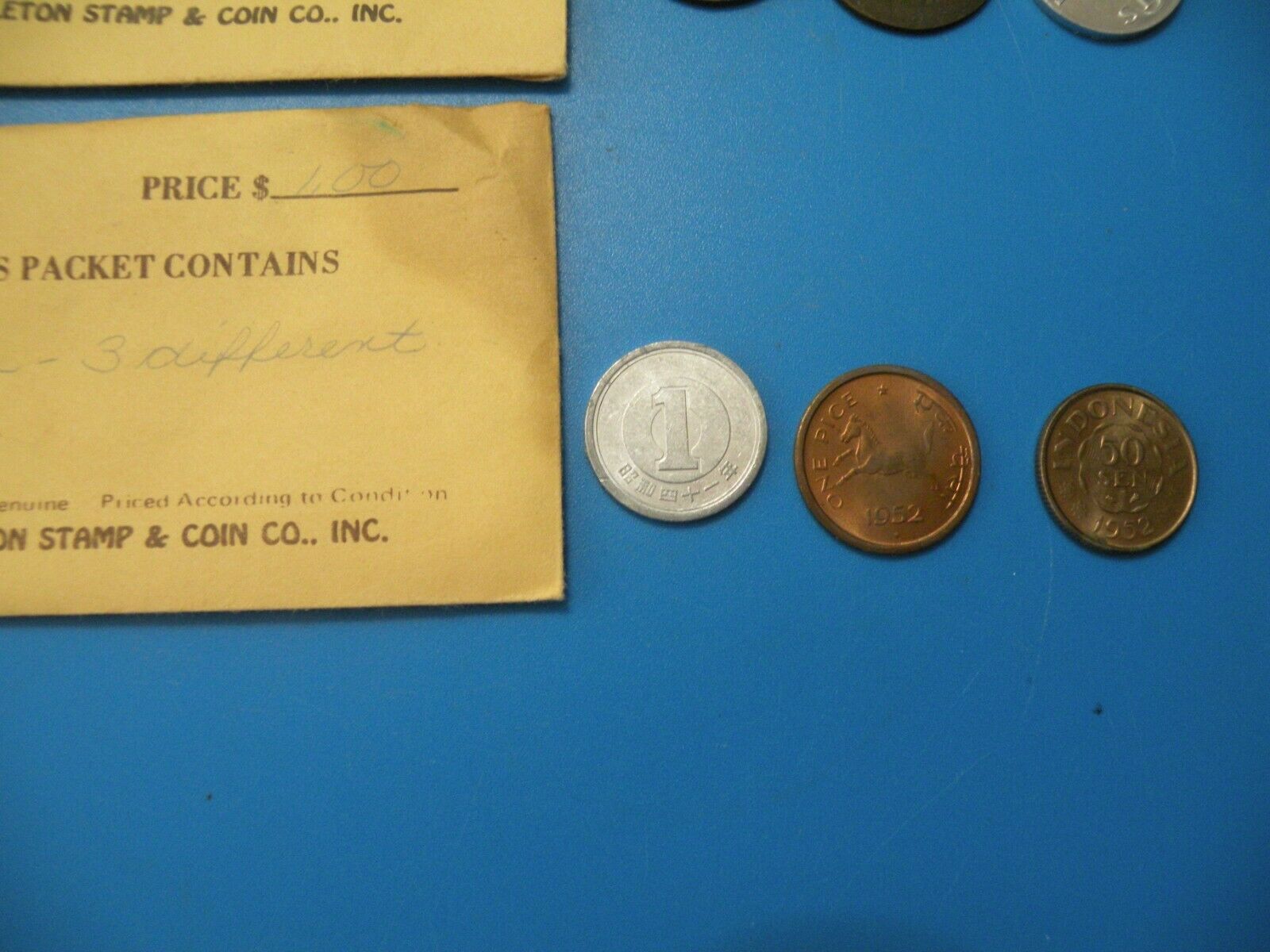 ASIAN COINS LOT OF 45 mixed coins some from Littleton Stamp & Coin M12 - Fresh Stock Dated February 2026