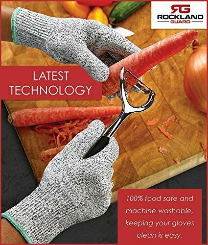 Oyster Shucking Knife & 1 Pair Gloves sizes S to XL, for Clam Shellfish, Superb - Fresh Stock Dated December 2025