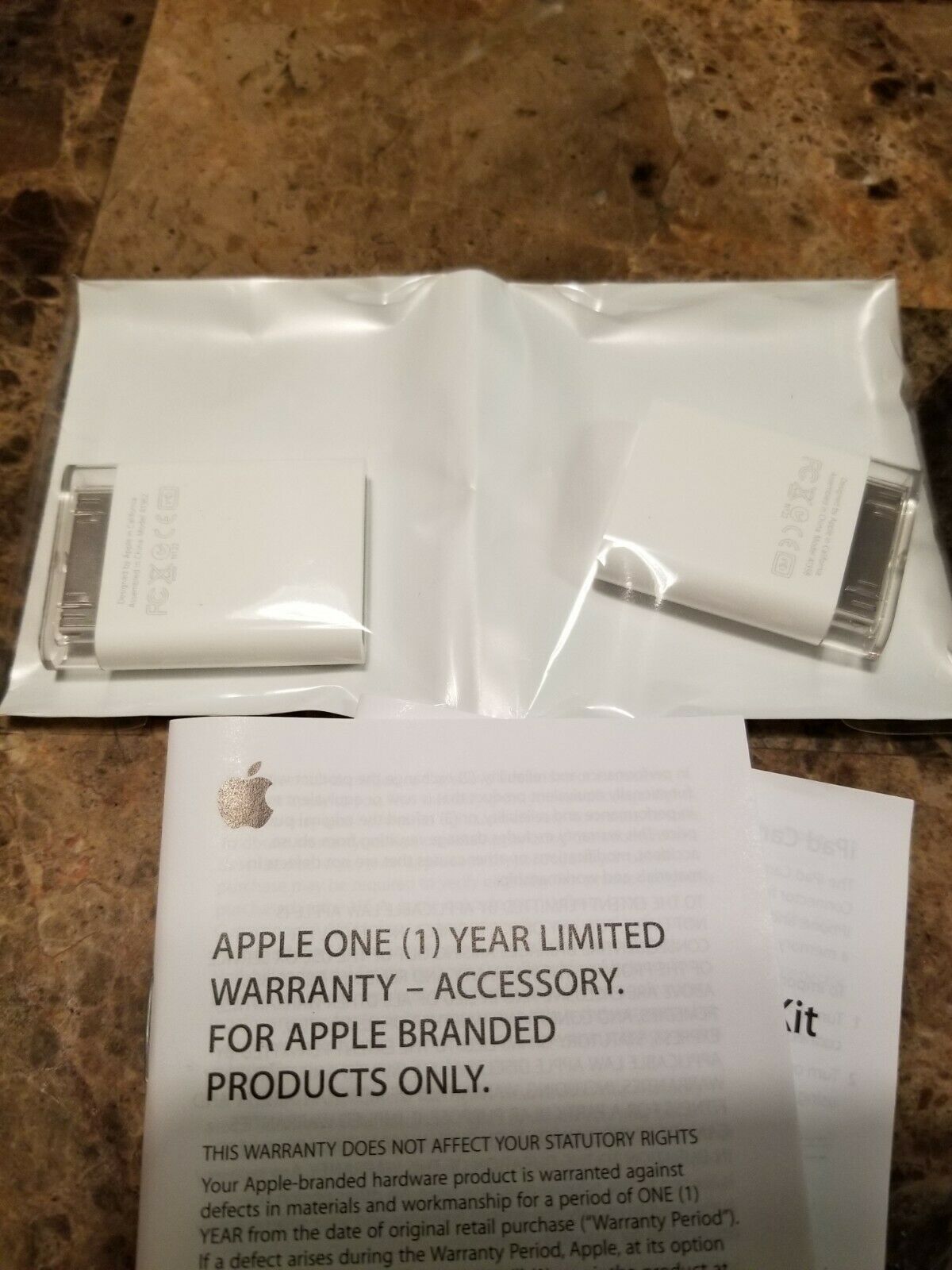 New - Genuine Apple iPad Camera Connection Kit MC531ZM/A Adapter - Fresh Stock Dated February 2026