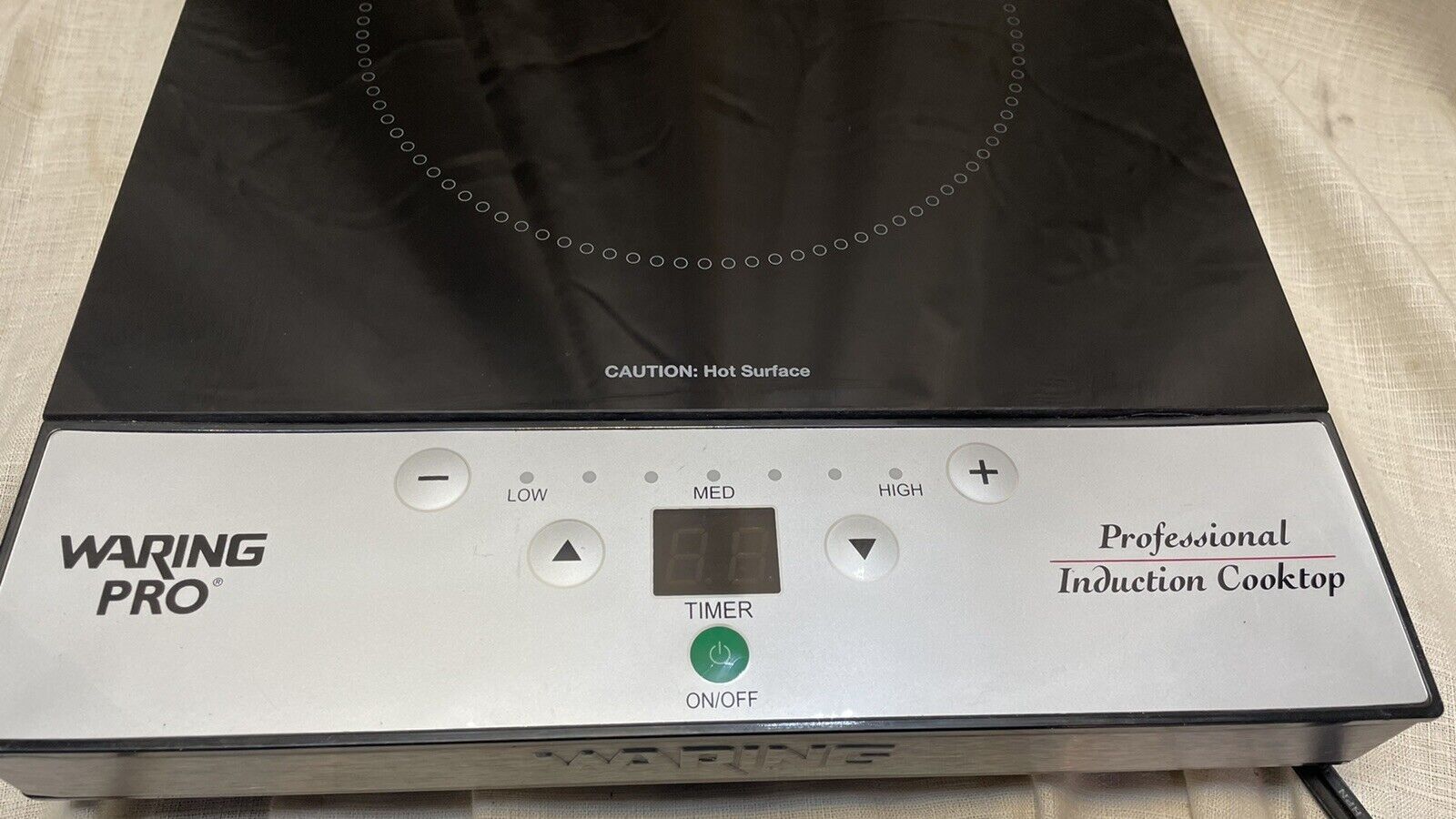 Waring Pro Induction Cooktop Burner ICT100 Camping, Tiny Home. Omlettes + MORE - Fresh Stock Dated February 2026