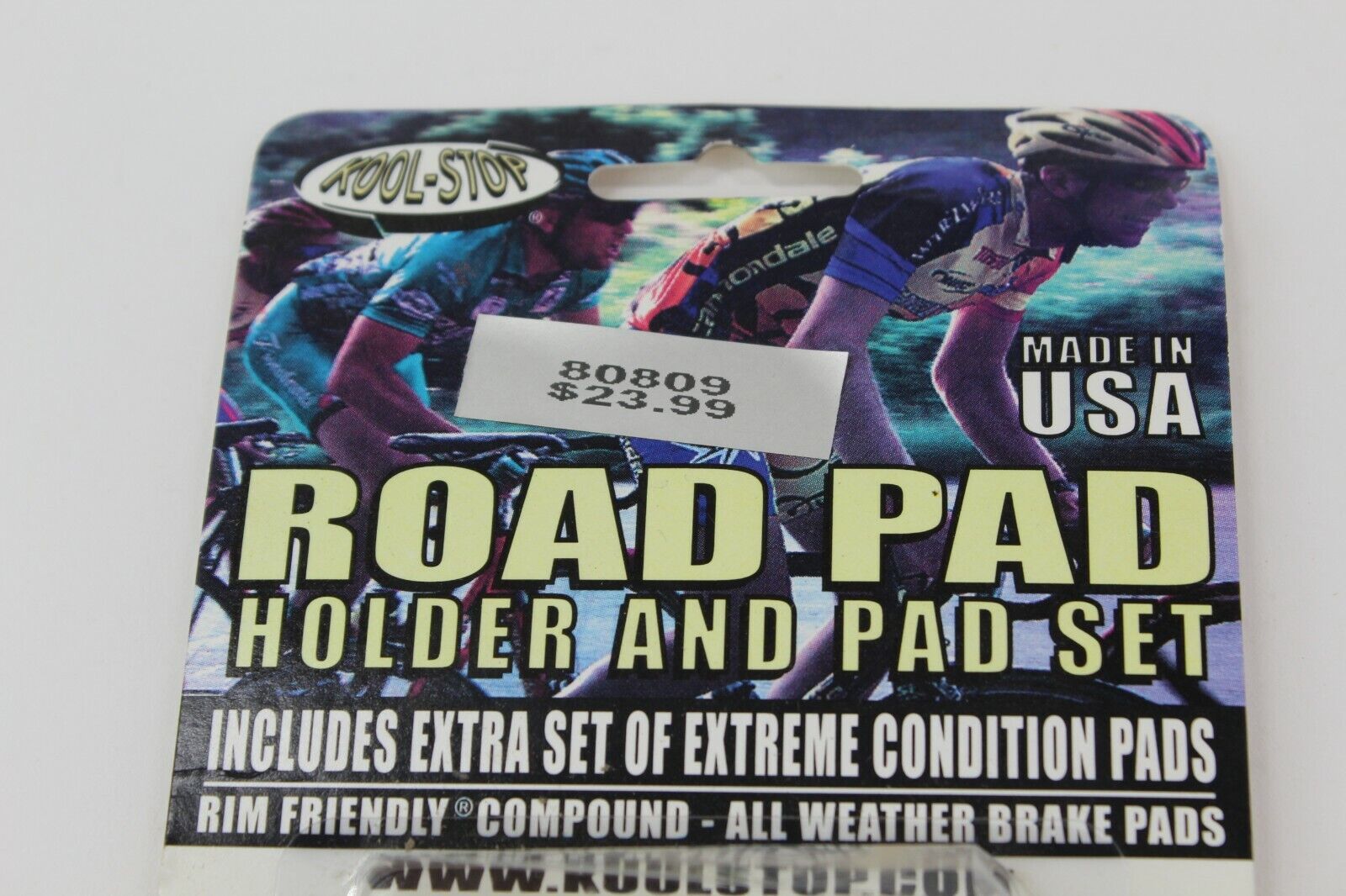 Kool-Stop Road Pad Holder & Pad Set Rim Friendly Compound-All Weather Break Pads - Fresh Stock Dated February 2026