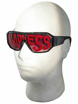 Macho Wrestler Red Madness Shield Sunglasses Macho Man Randy Savage Costume Gift - Fresh Stock Dated February 2026