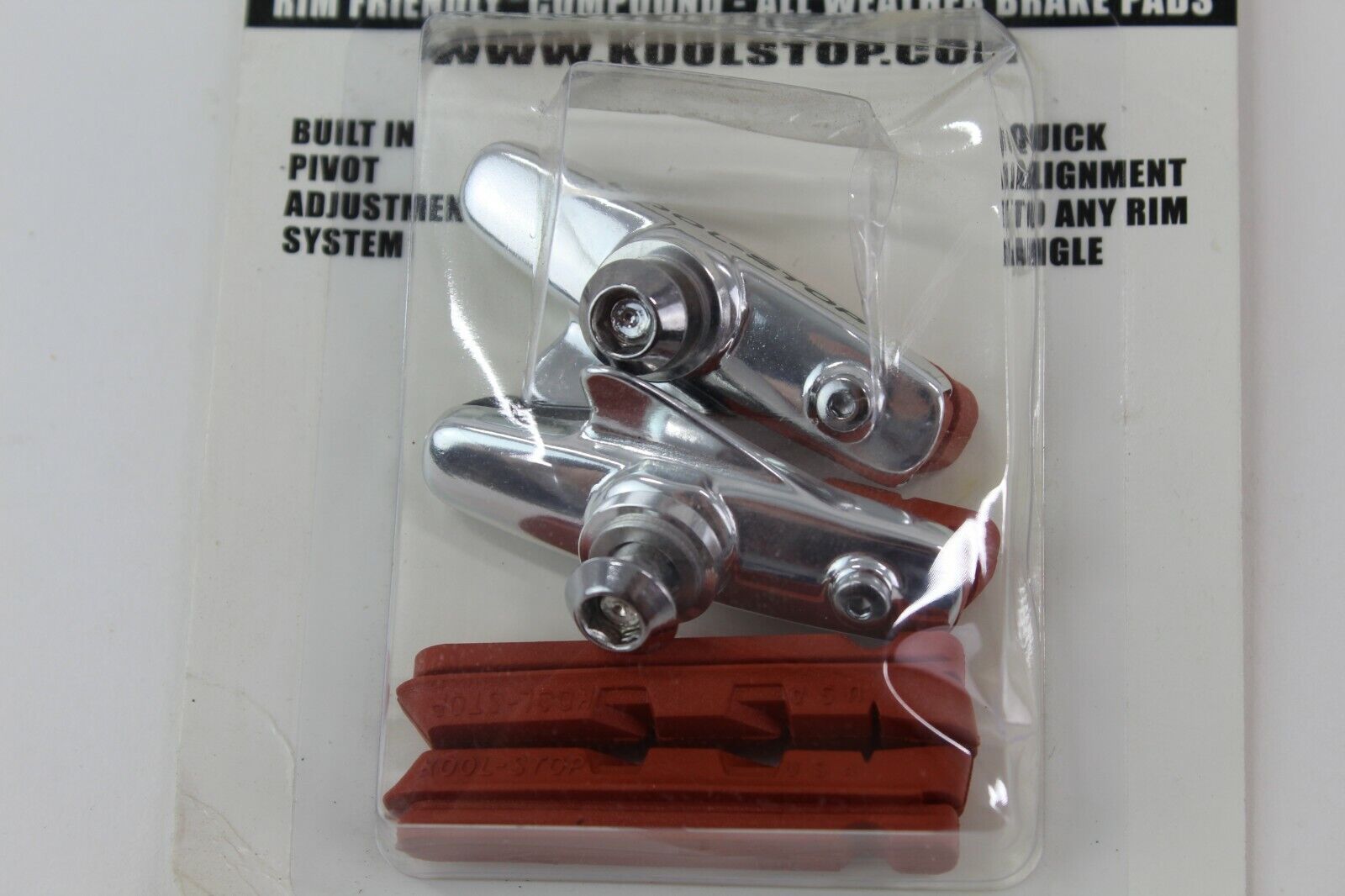 Kool-Stop Road Pad Holder & Pad Set Rim Friendly Compound-All Weather Break Pads - Fresh Stock Dated February 2026