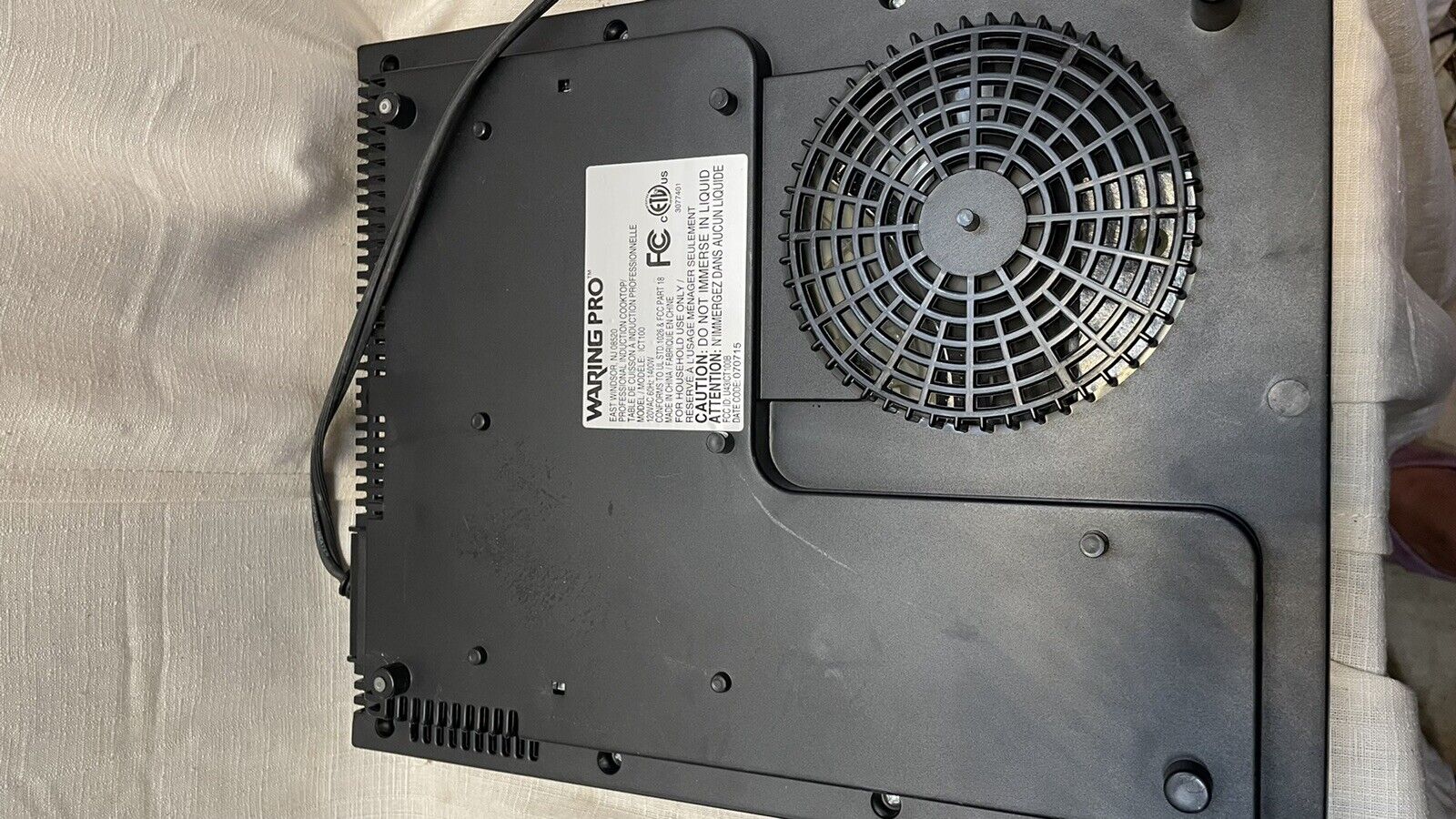 Waring Pro Induction Cooktop Burner ICT100 Camping, Tiny Home. Omlettes + MORE - Fresh Stock Dated February 2026