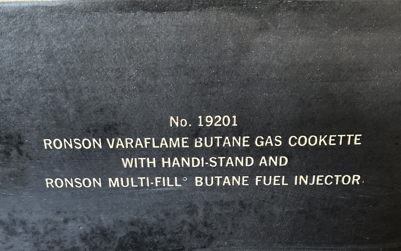 Vintage Ronson Varaflame Cookette Butane Gas Deluxe Handi Stand - Fresh Stock Dated February 2026