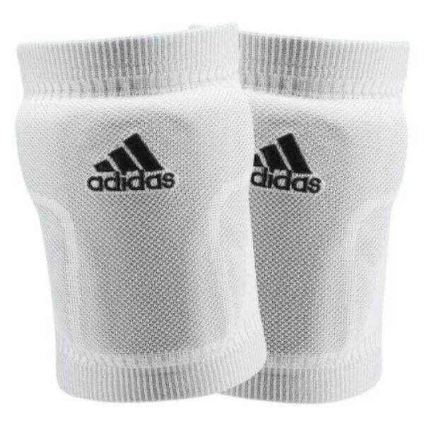 Adidas Primeknit Volleyball Kneepads in White NEW IN PACKAGE Size M - Fresh Stock Dated December 2025