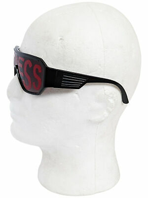 Macho Wrestler Red Madness Shield Sunglasses Macho Man Randy Savage Costume Gift - Fresh Stock Dated February 2026