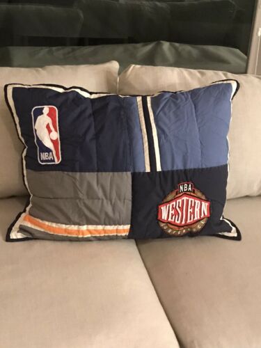 Pottery Barn NBA Sham - Set Of 2 - Westen Conference - Standard Sz - Fresh Stock Dated December 2025
