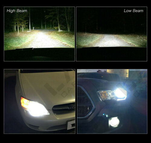 White H4 9003 ZES LED Bulb Headlight High Low Beam Conversion Kit WC For Aprilia - Fresh Stock Dated February 2026