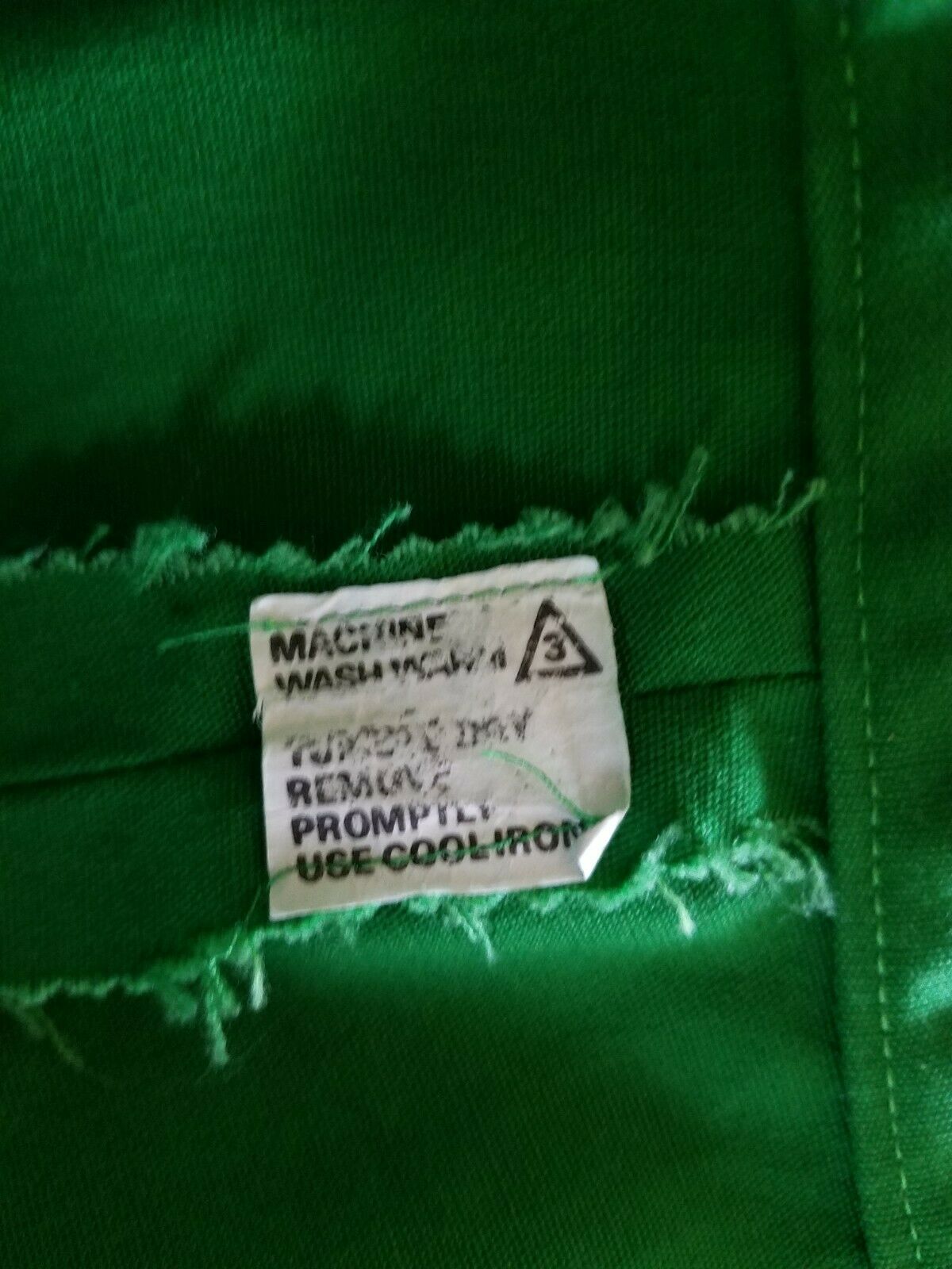 Vintage Handmade? A-Line Skirt Green Painted Parakeets Hippy Side Zip Midi Boho - Fresh Stock Dated February 2026