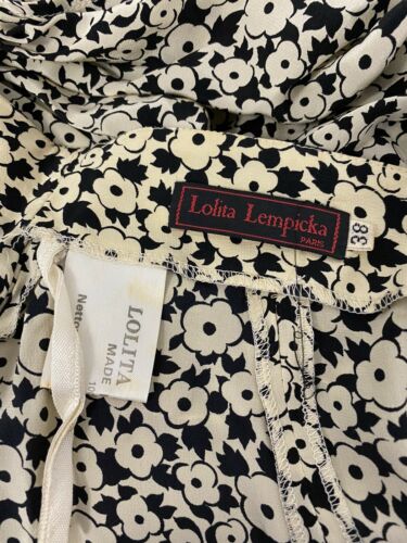 Lolita Lempicka Silk Tulip Ruched Skirt 38 XS/S Vtg Draped Pencil - Fresh Stock Dated February 2026