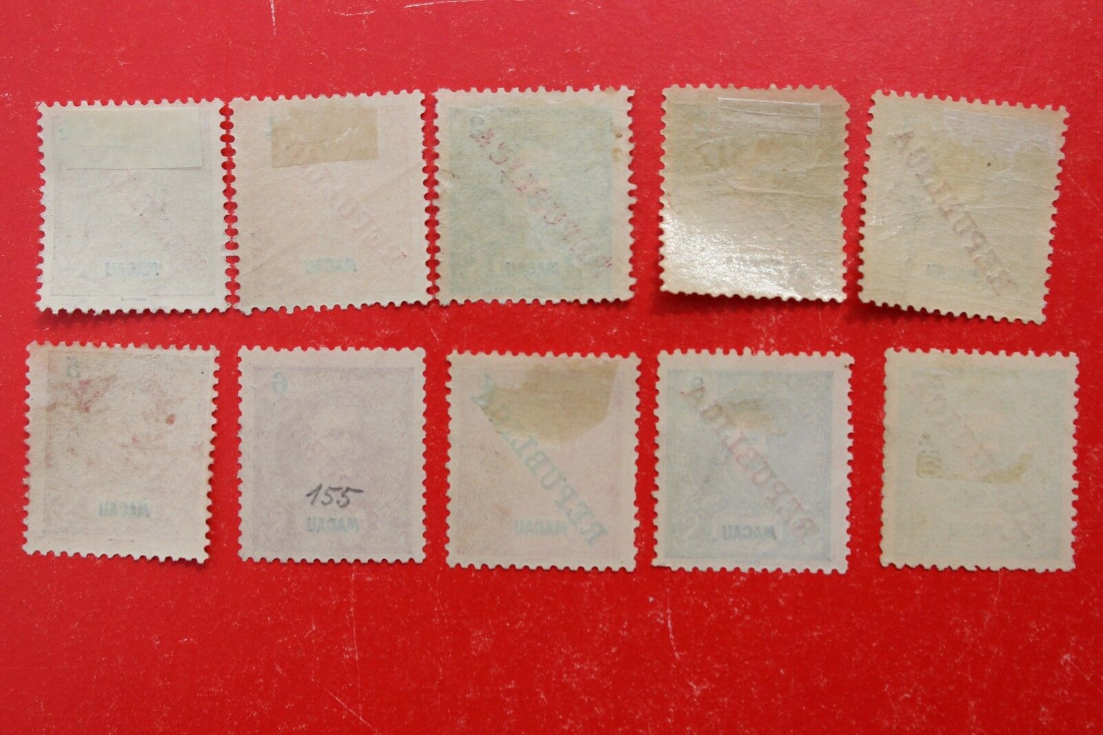 china macau stamp 1913  Lisboa Republic King Carlos unused 10 - Fresh Stock Dated February 2026