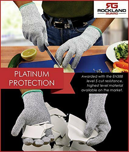 Oyster Shucking Knife & 1 Pair Gloves sizes S to XL, for Clam Shellfish, Superb - Fresh Stock Dated December 2025