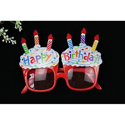 TOYMYTOY 3pcs Party Sunglasses Happy Birthday Candle Eye Glasses Fancy Dress + + - Fresh Stock Dated December 2025