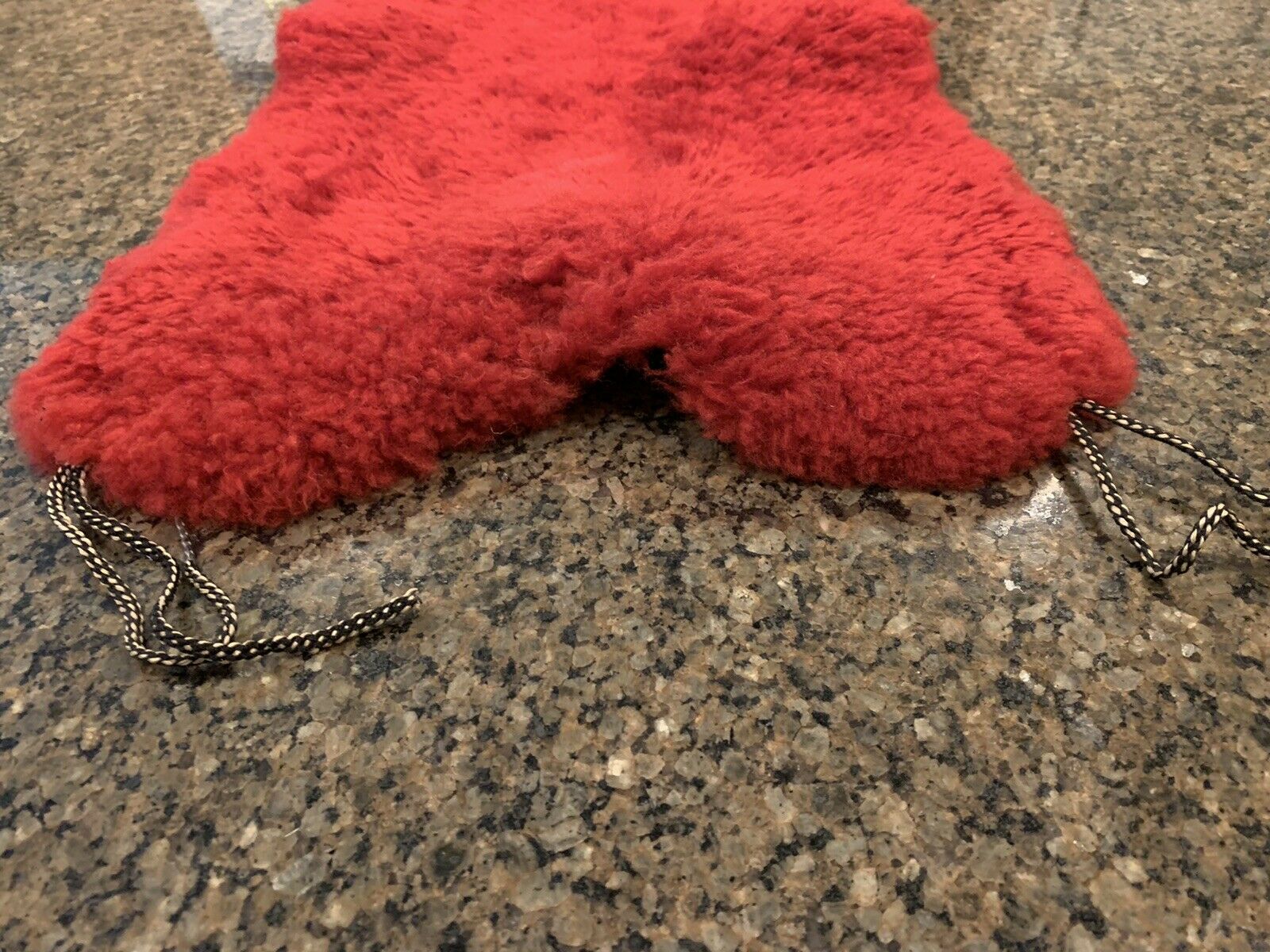 RED Australian Merino Sheepskin Saddle Cover Cushion for ENGLISH Saddle by JMS - Fresh Stock Dated December 2025