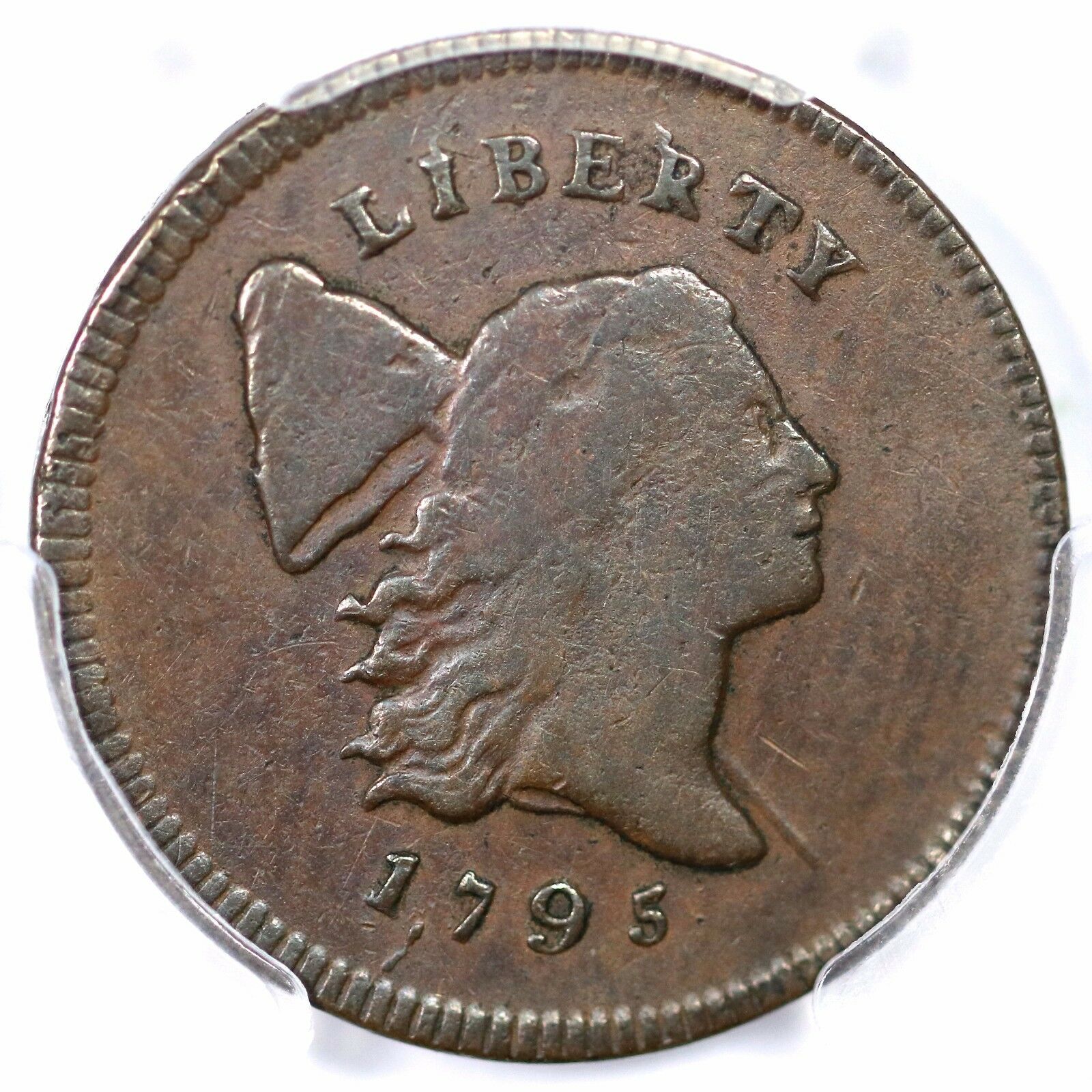 1795 C-4 R-3 PCGS VG 10 Punctuated Date Liberty Cap Half Cent Coin 1/2c - Fresh Stock Dated December 2025