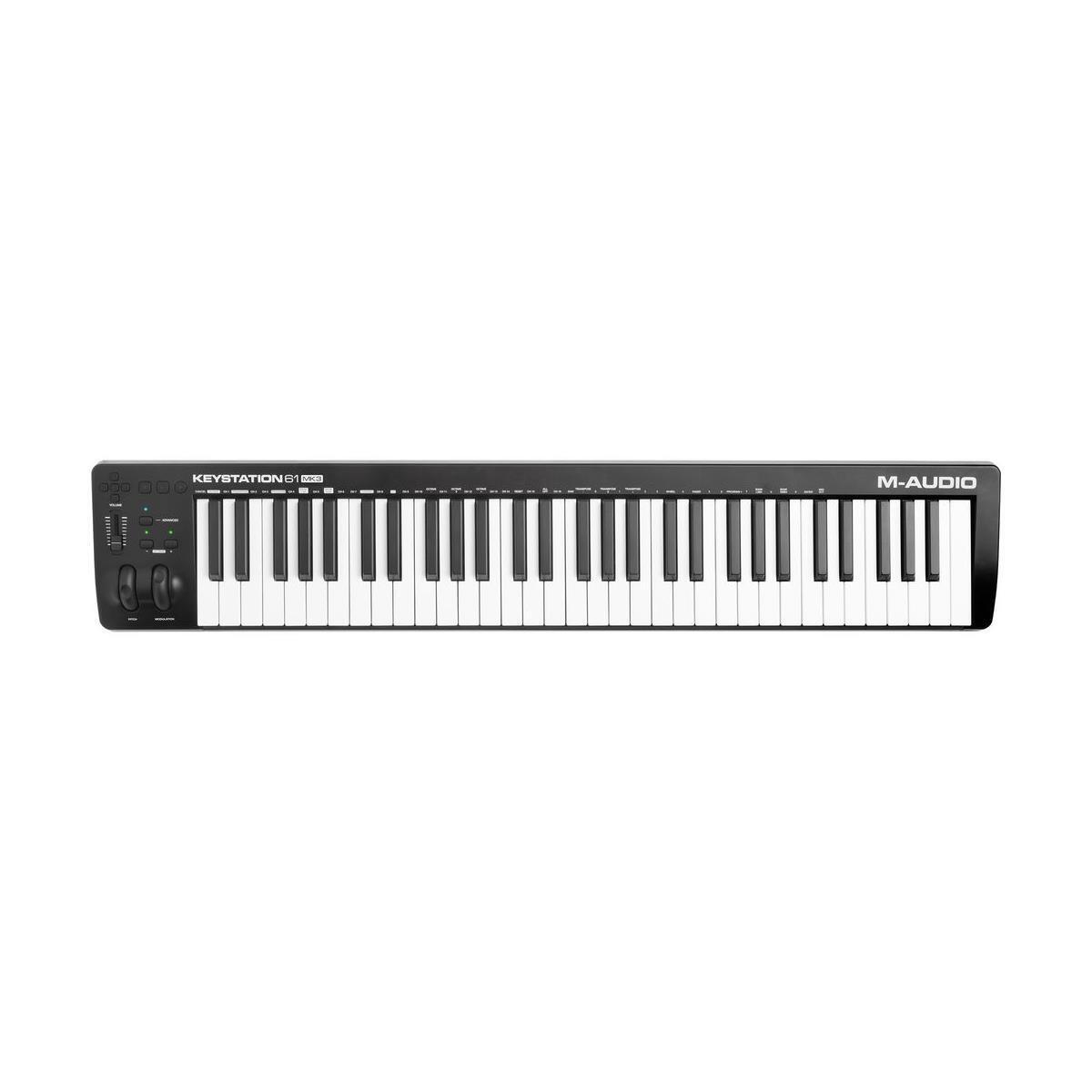 M-Audio Keystation 61 MK3 61-Key Semi-Weighted UBS-MIDI Keyboard Controller - Fresh Stock Dated February 2026