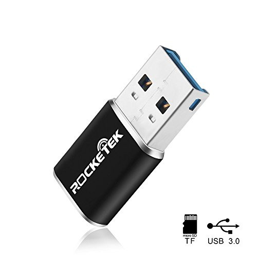 Rocketek Aluminum USB 3.0 Portable Memory Card Reader Adapter for RT-TFU3R-B - Fresh Stock Dated February 2026