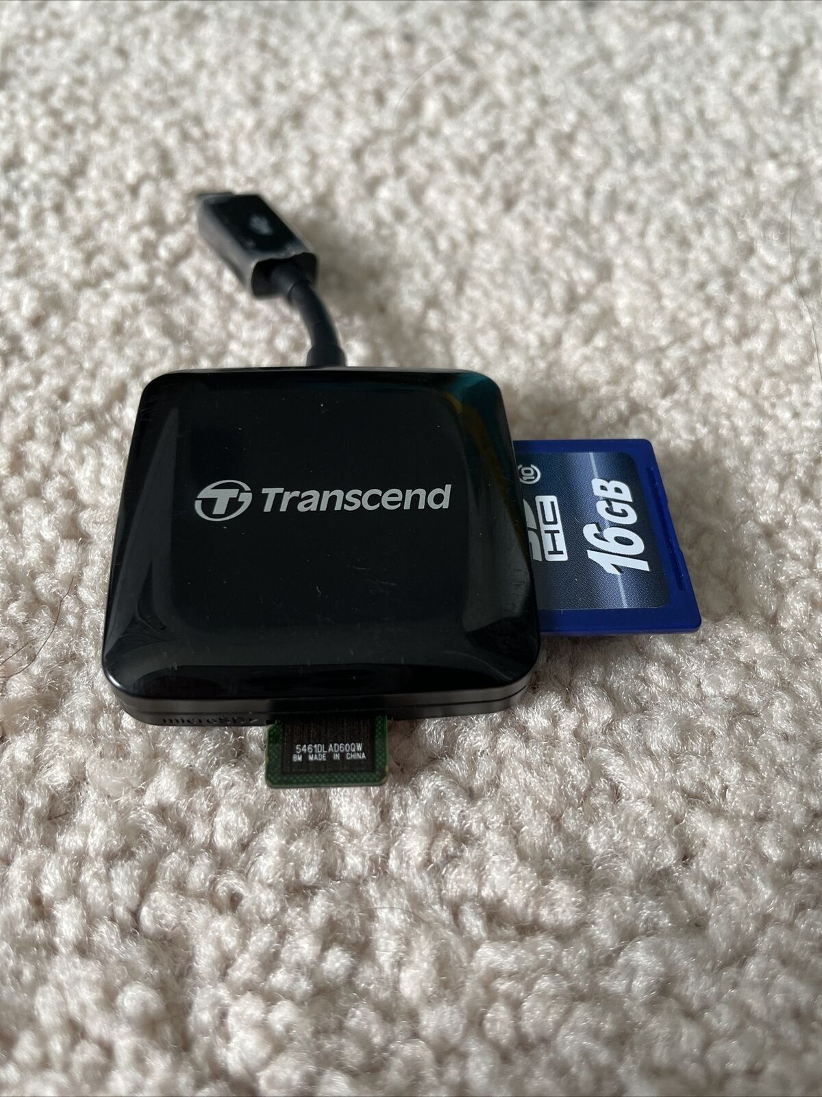 Transcend RDP9 OTG Smart Reader for Smartphone/Tablet (microSD/SD/USB) - Fresh Stock Dated February 2026