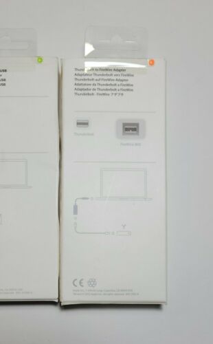 Genuine Apple Accessories Thunderbolt To Firewire, USB-C to USB, IPad Camera Kit - Fresh Stock Dated December 2025