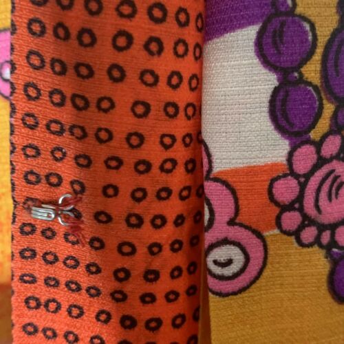 60s Vintage Hawaiian Psychedelic Side Slit Maxi Skirt - Fresh Stock Dated February 2026