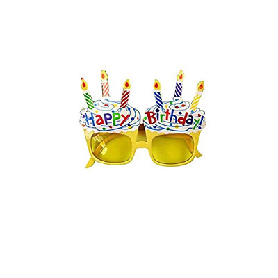 TOYMYTOY 3pcs Party Sunglasses Happy Birthday Candle Eye Glasses Fancy Dress + + - Fresh Stock Dated December 2025