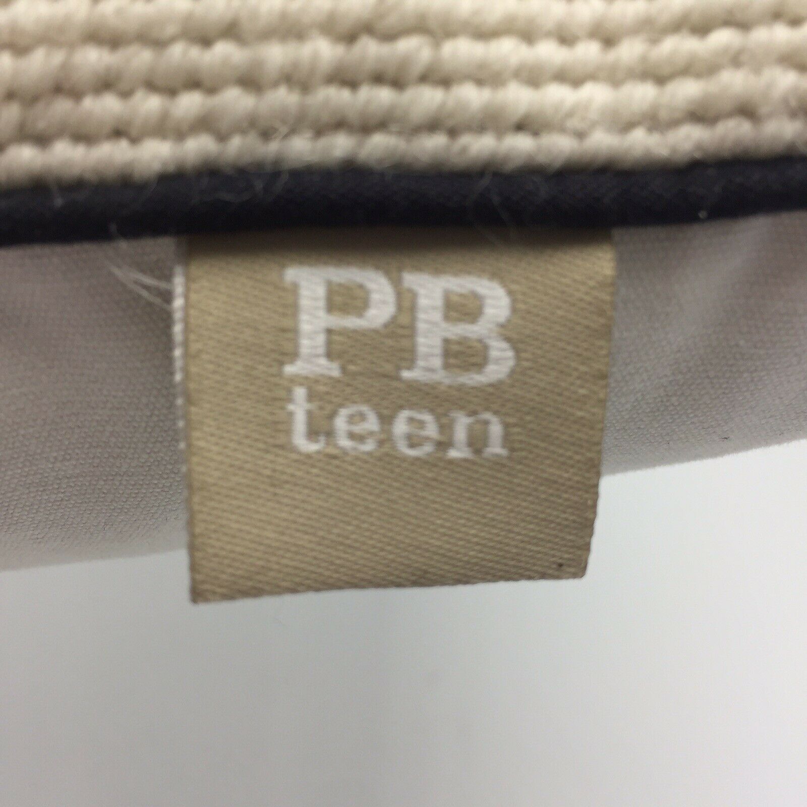 Pottery Barn Teen Throw Pillow bbf Cross Stitch Kids 12