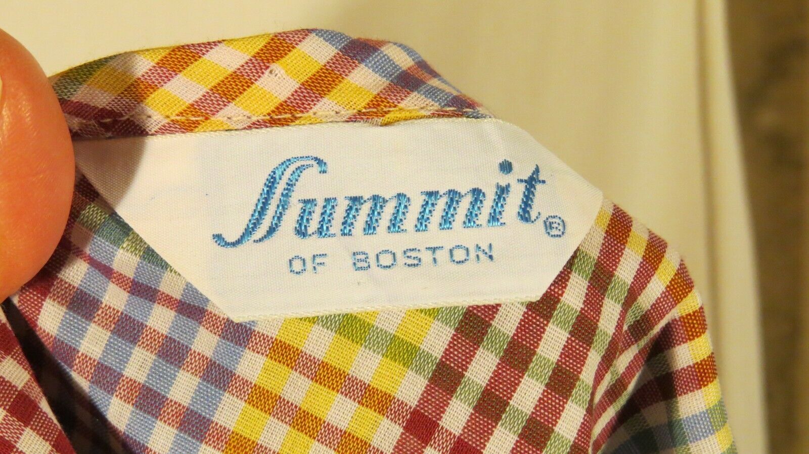 Vintage 60’s, Khaki and Plaid Wrap Golf Skirt Summit of Boston - Fresh Stock Dated February 2026