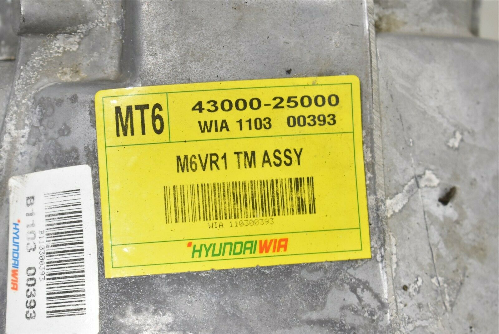 2009-2012 Hyundai Genesis Coupe Transmission Assembly Manual 2.0L Turbo 09-12 - Fresh Stock Dated December 2025