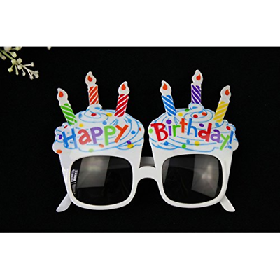 TOYMYTOY 3pcs Party Sunglasses Happy Birthday Candle Eye Glasses Fancy Dress + + - Fresh Stock Dated December 2025