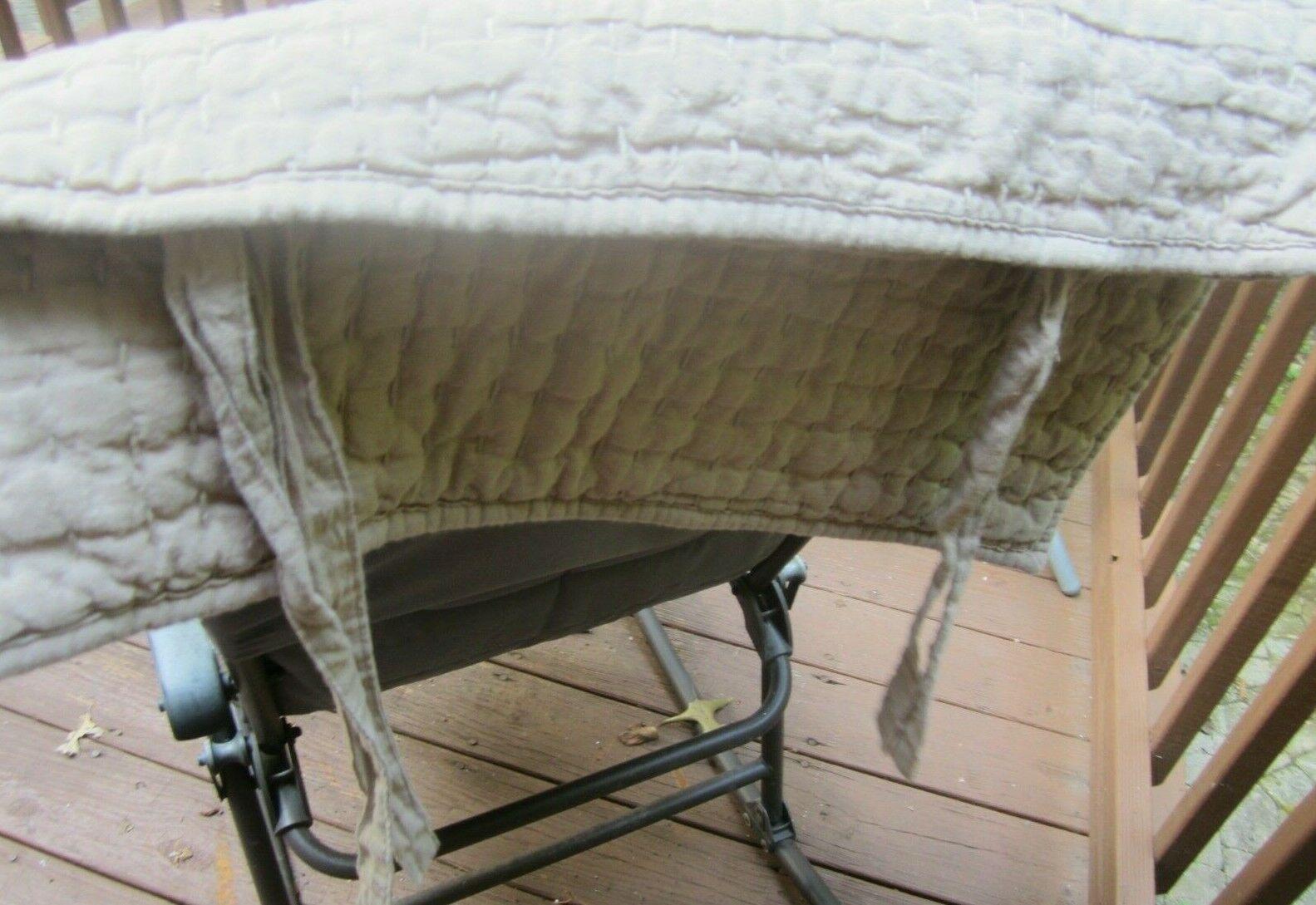 Pottery Barn Pair Standard Shams Pick Stitch Tan  Free Ship - Fresh Stock Dated December 2025