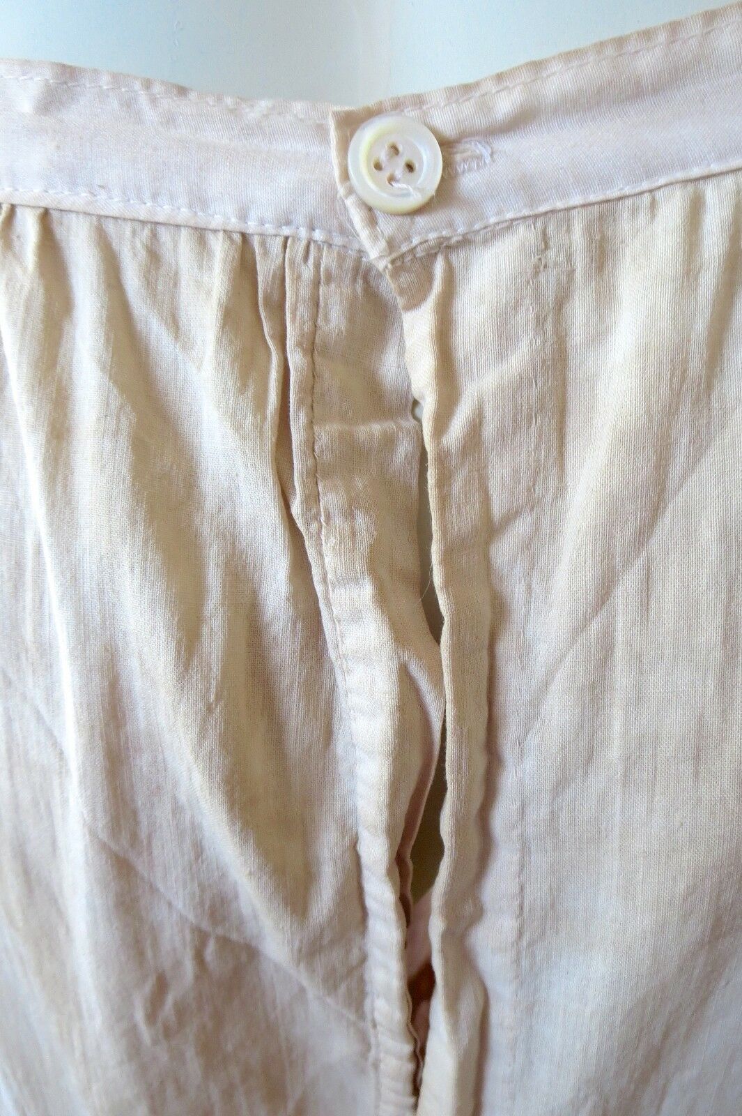 ANTIQUE Edwardian 1910s VINTAGE Tea Dyed Lace Trimmed PETTICOAT SKIRT MP STYLE - Fresh Stock Dated February 2026